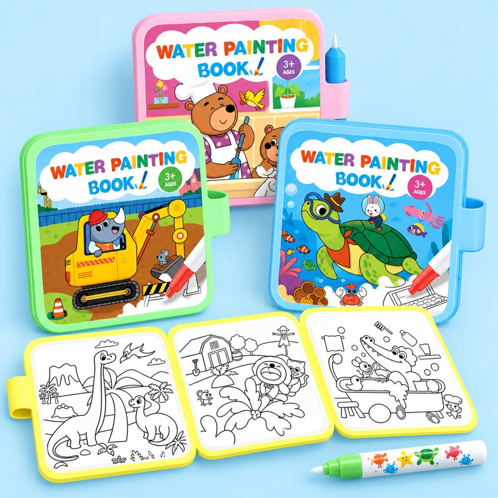 TibaToes™ MagicSplash Water Coloring Book