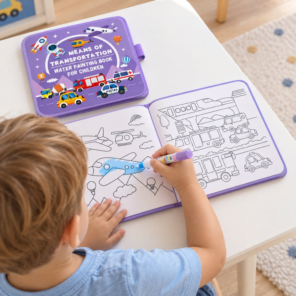 TibaToes MagicSplash Water Coloring Book