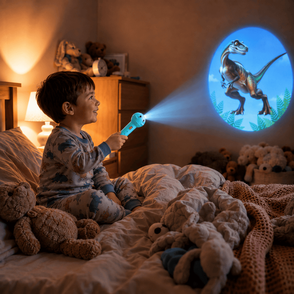 TibaToes Animal Story Projection Flashlight