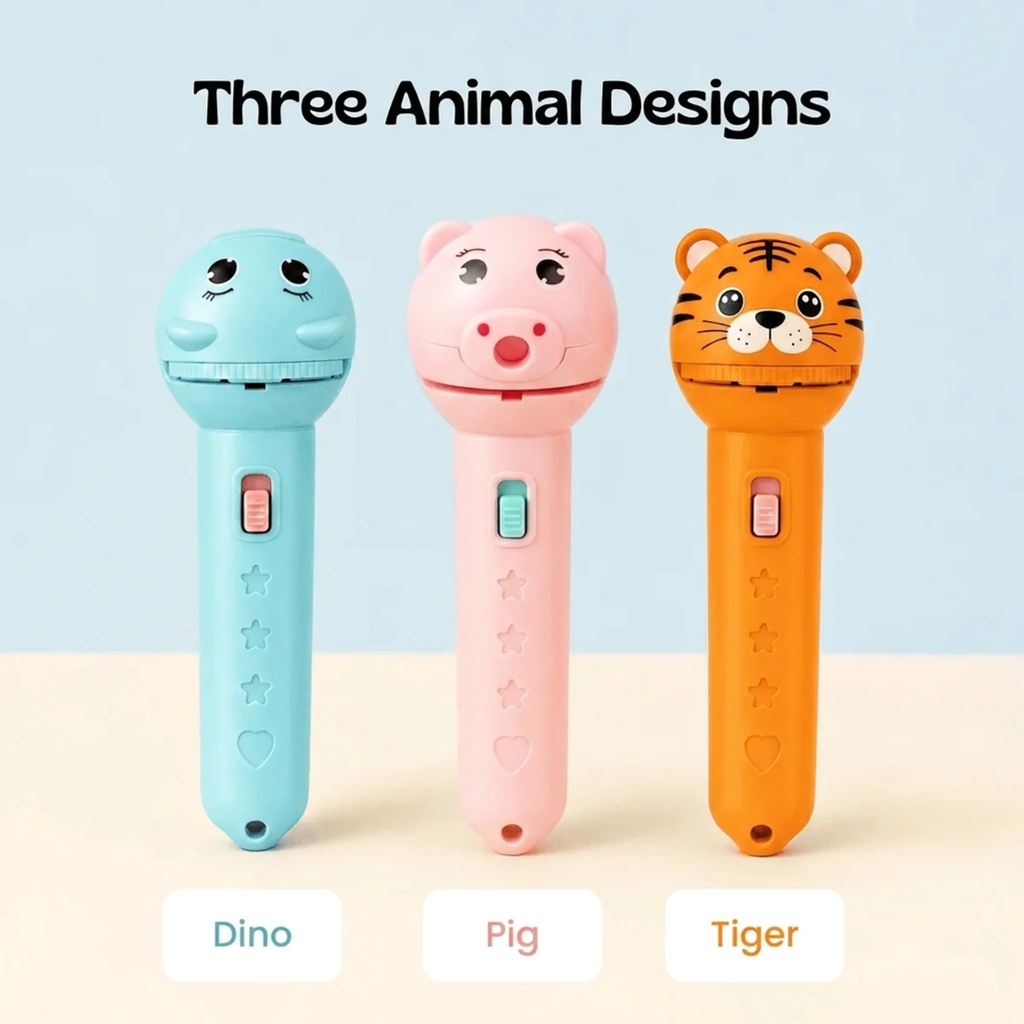 TibaToes™ Animal Story Projection Flashlight