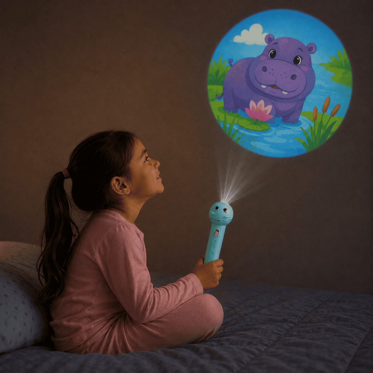 TibaToes Animal Story Projection Flashlight