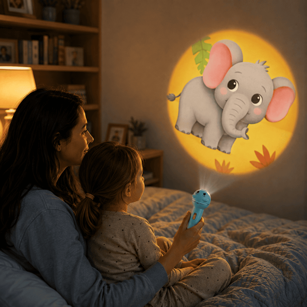 TibaToes Animal Story Projection Flashlight