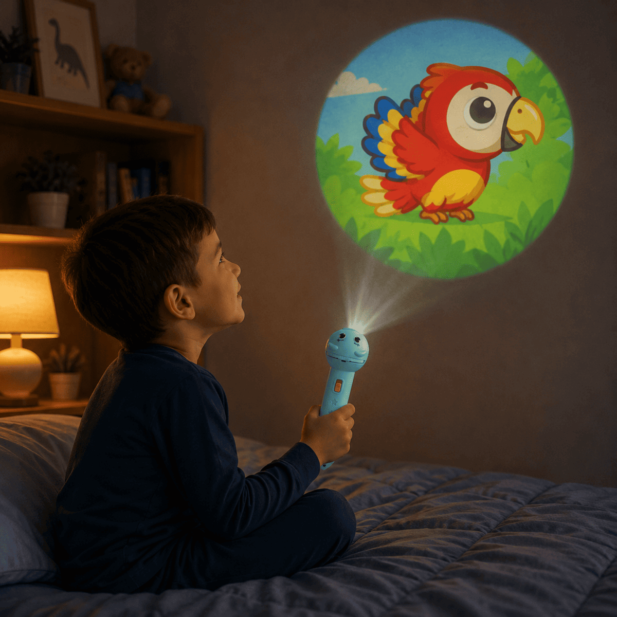 TibaToes Animal Story Projection Flashlight