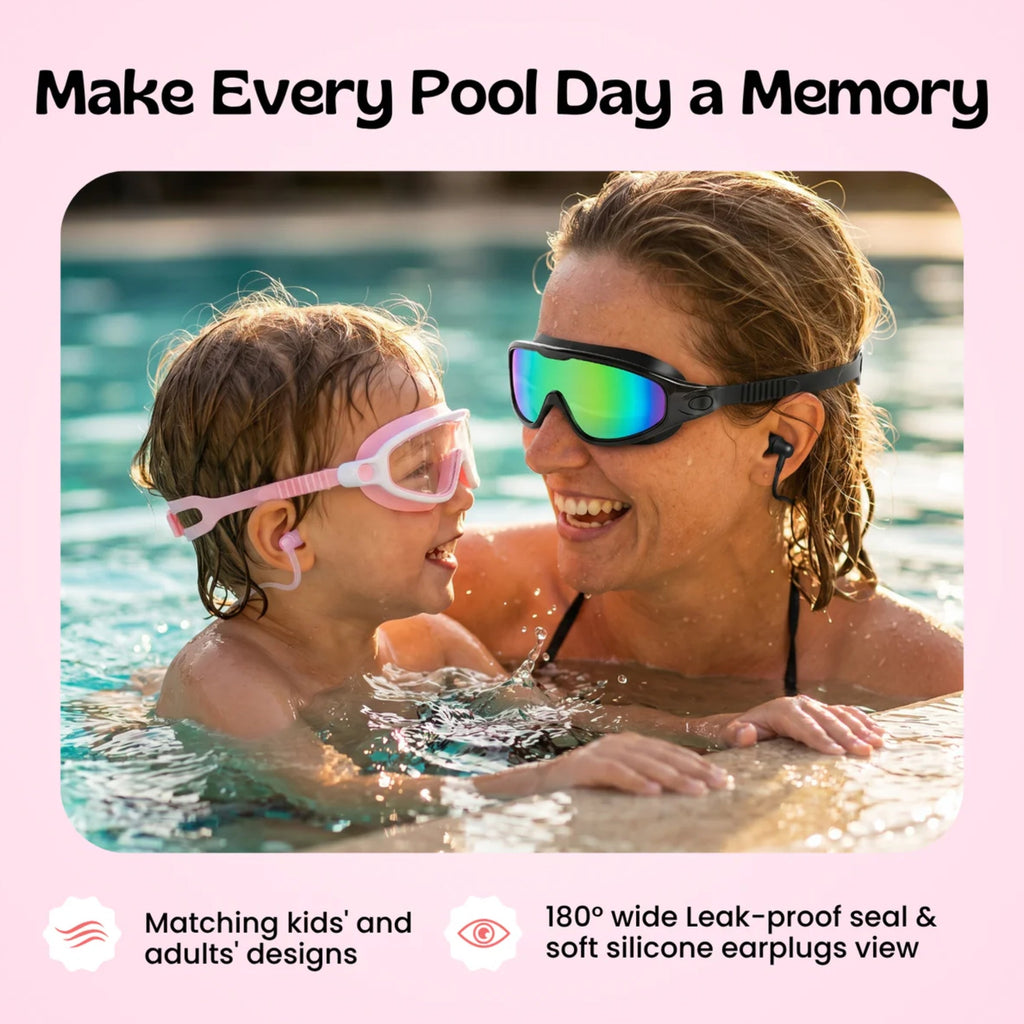 TibaToes™ Adult Clip-On Swim Goggles