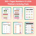 100+ Pages Numbers & Little Thinkers Activity Pack
