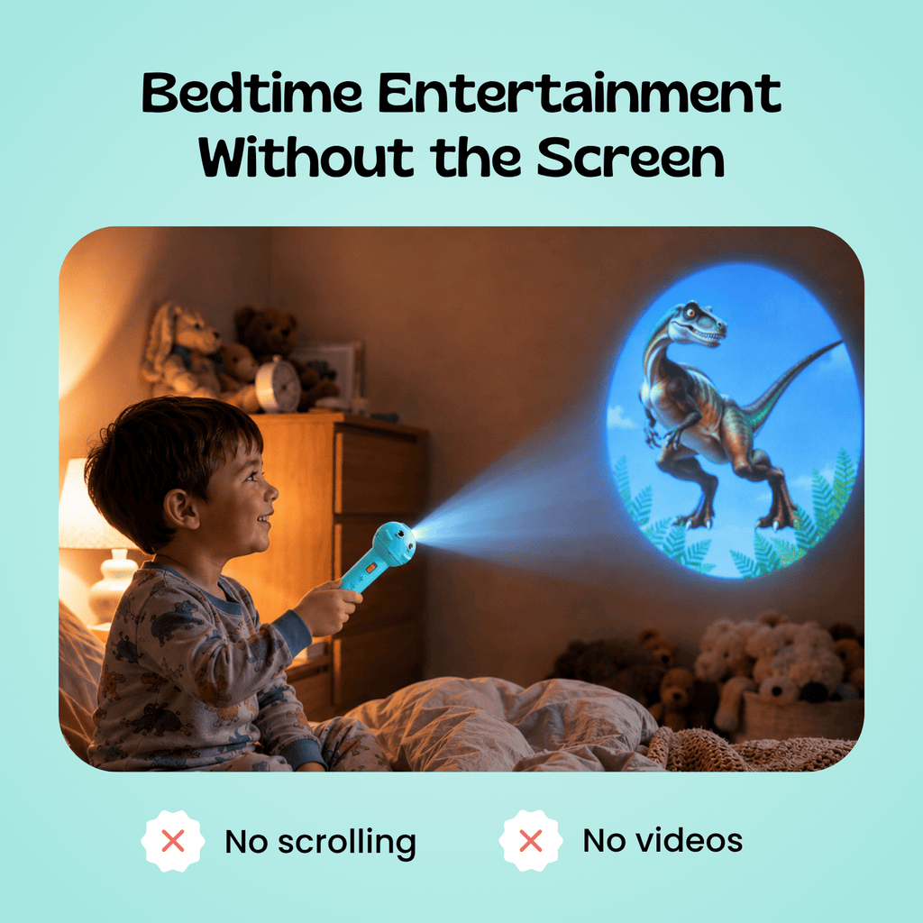 TibaToes Animal Story Projection Flashlight