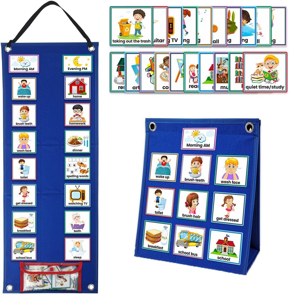 Montessori Visual Routine for Toddlers