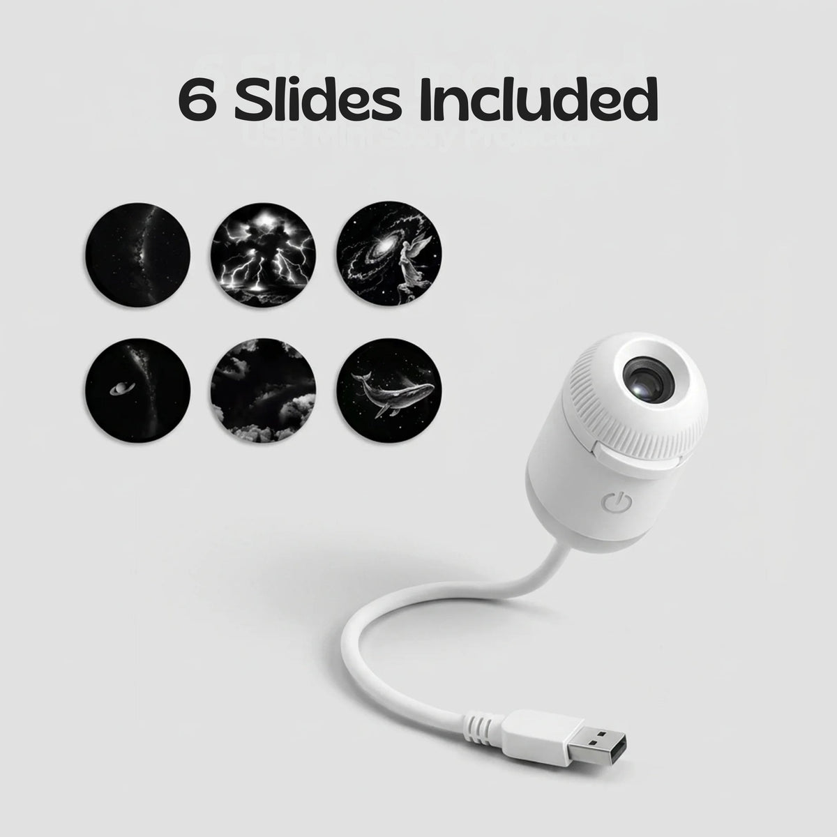 TibaToes™ GalaxyGlow Slide Projector Night Light
