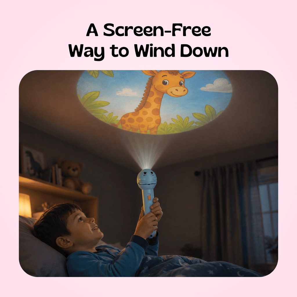 TibaToes Animal Story Projection Flashlight