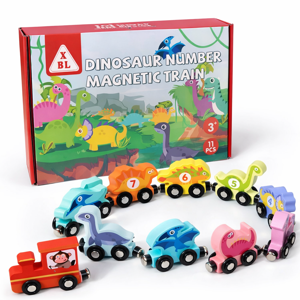 Montessori Wooden Dinosaur Train