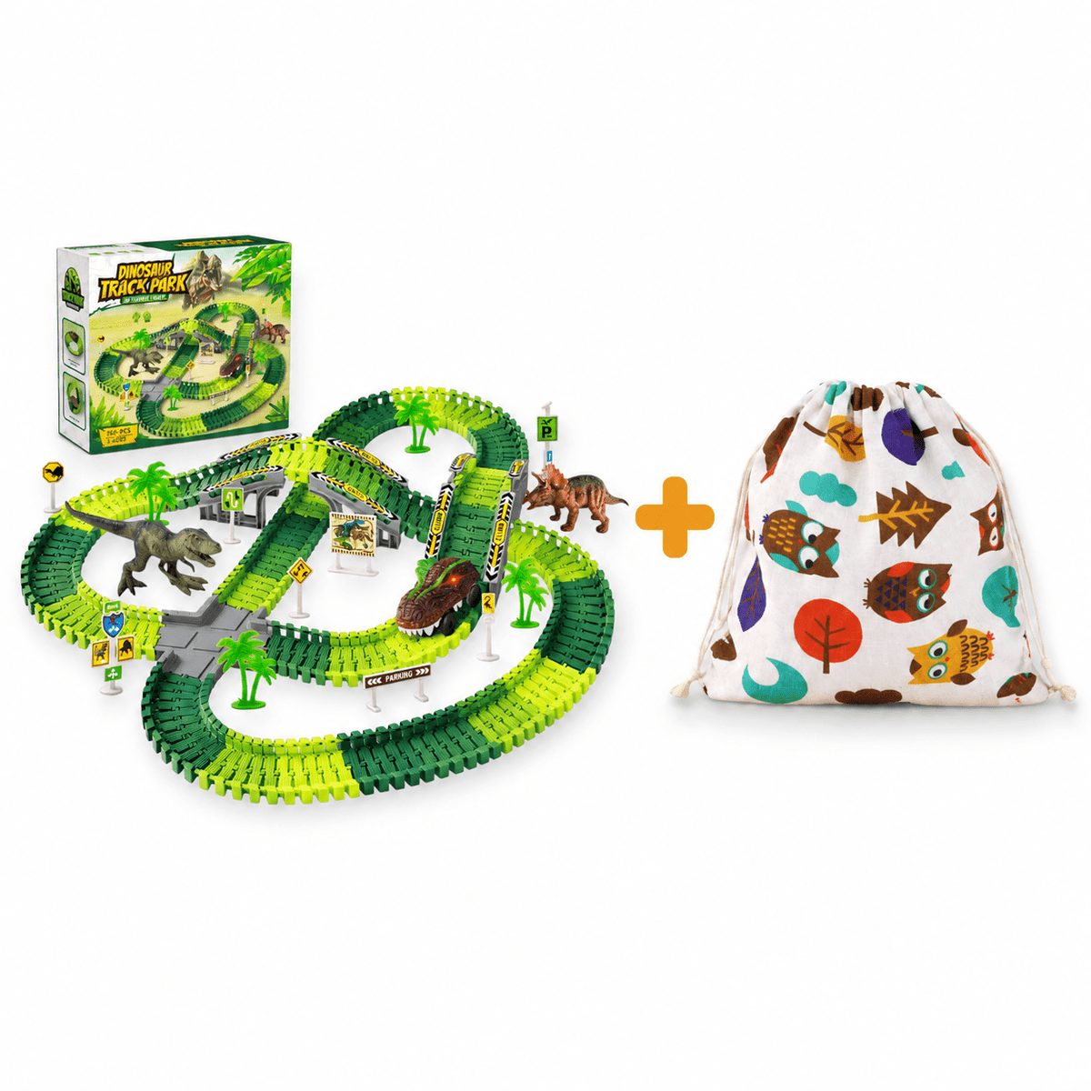 Montessori Dino World Race Track