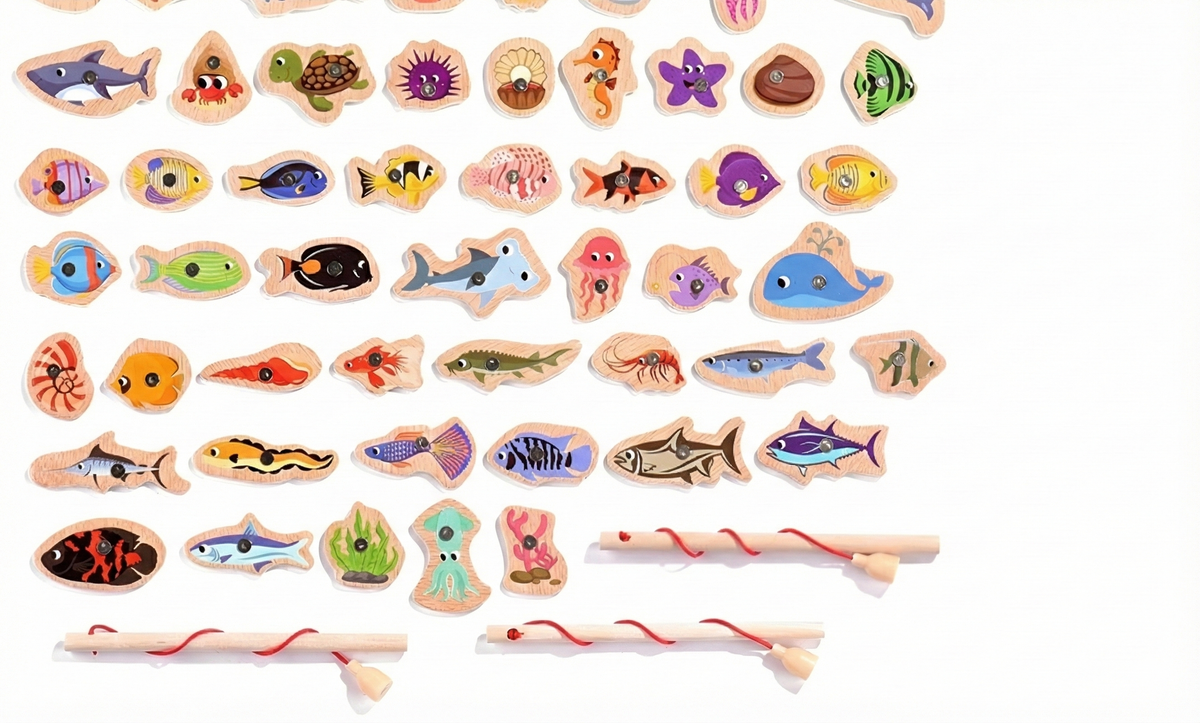 Montessori Fishing Game