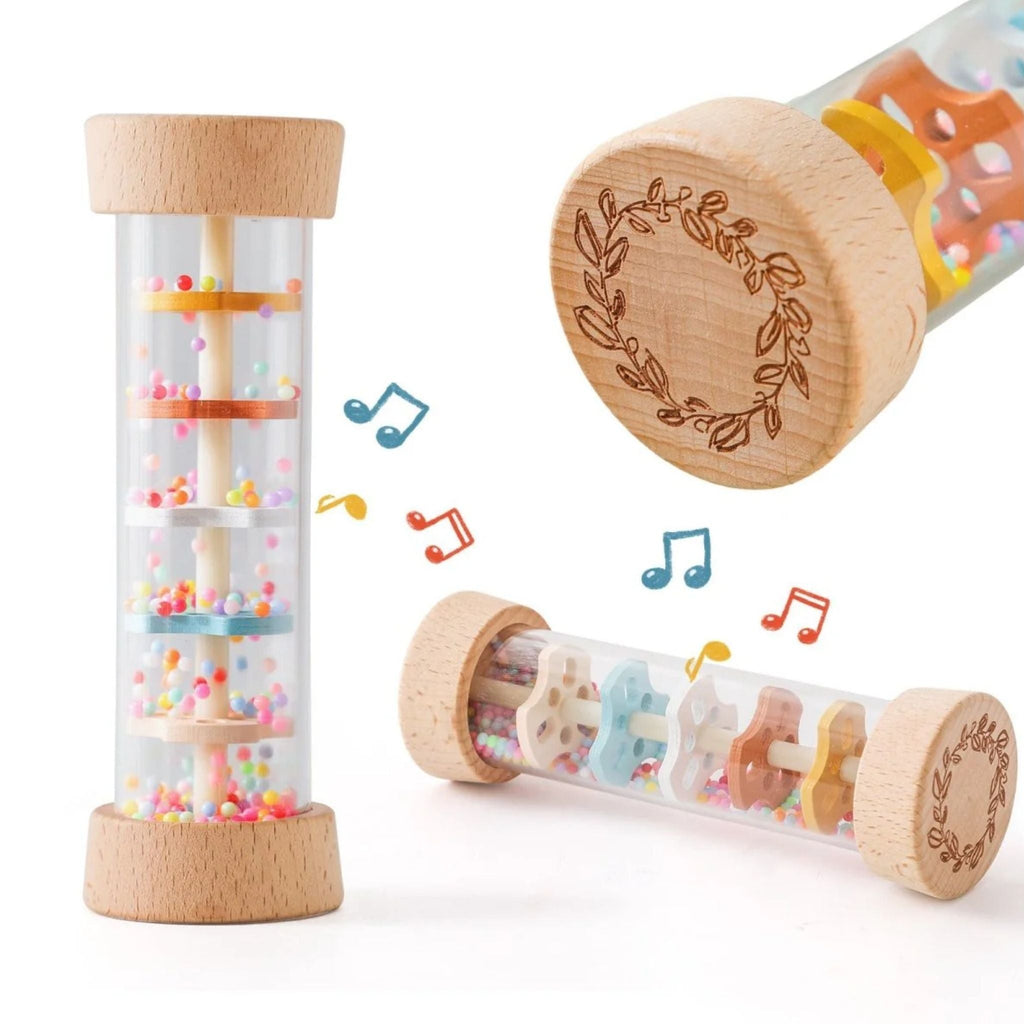 Montessori Wooden Rainmaker Rattle