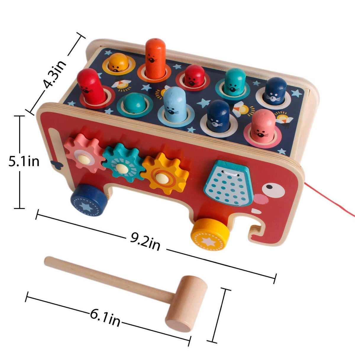 Montessori Wooden Whack-A-Mole