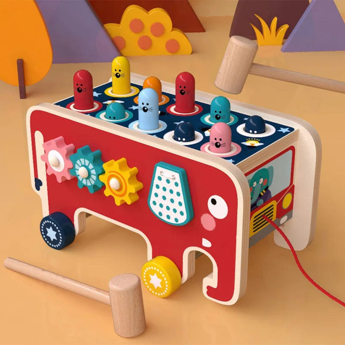 Montessori Wooden Whack-A-Mole