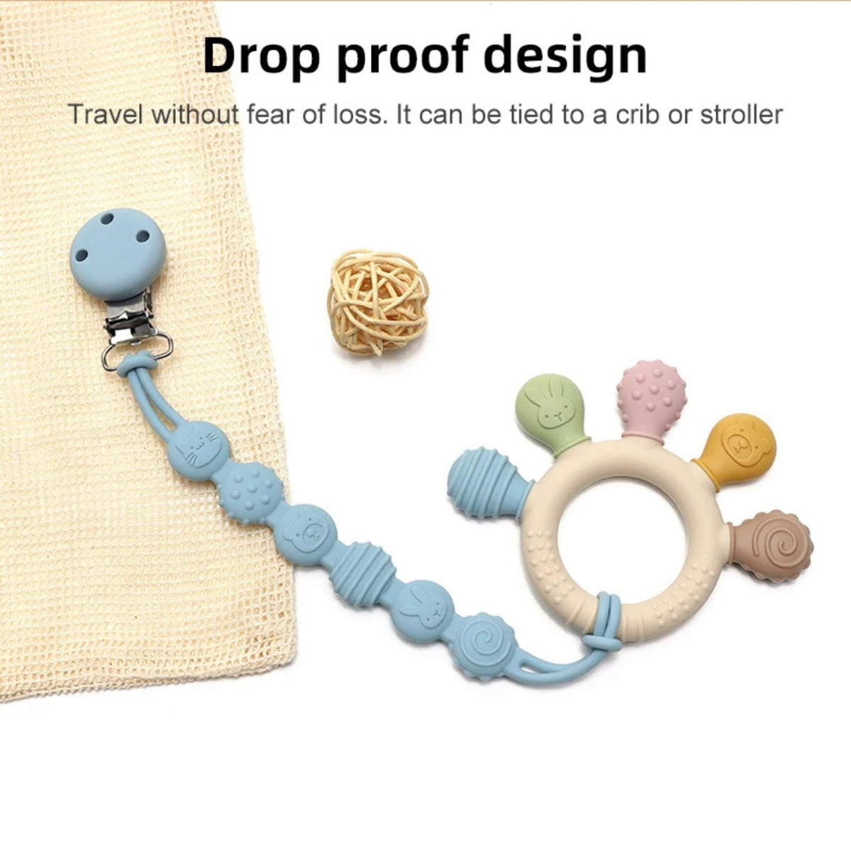 Montessori Silicone Teething Ring