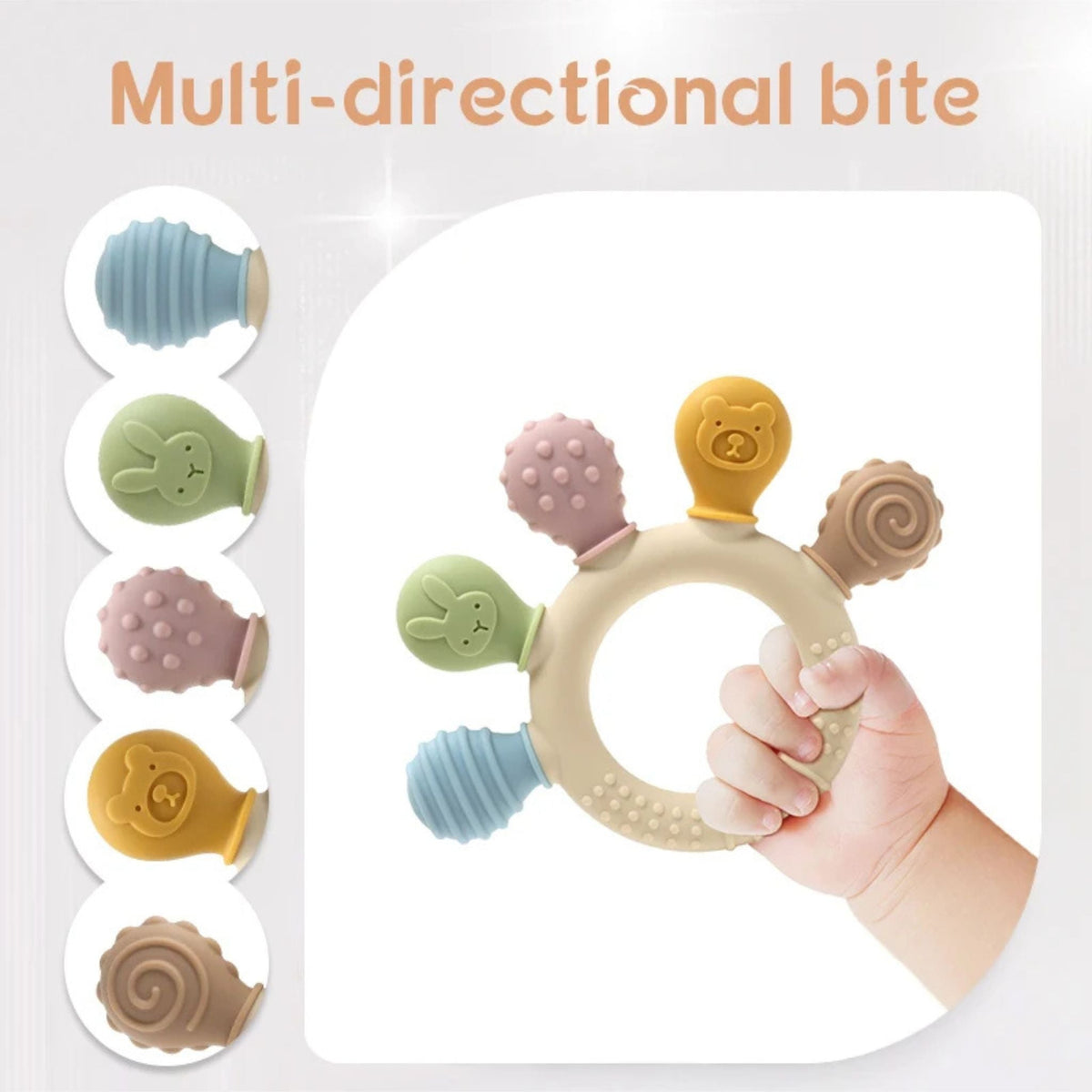 Montessori Silicone Teething Ring