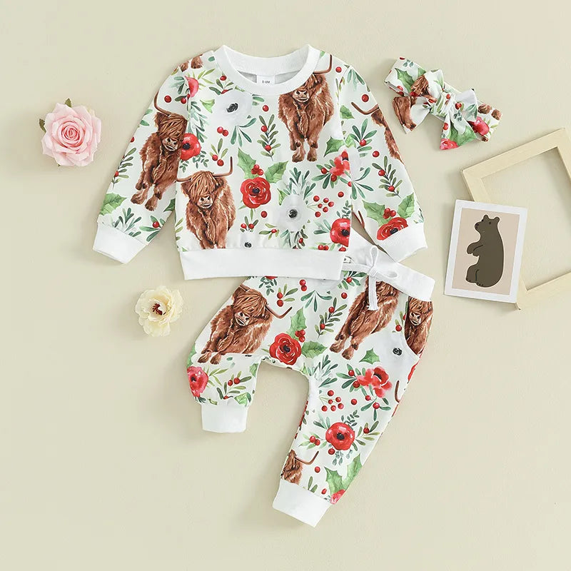 Elegant Joy 3-Piece Christmas Flower Set
