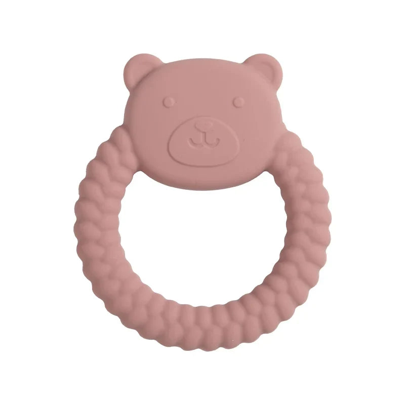Food Grade Baby Rabbit Silicone Teether