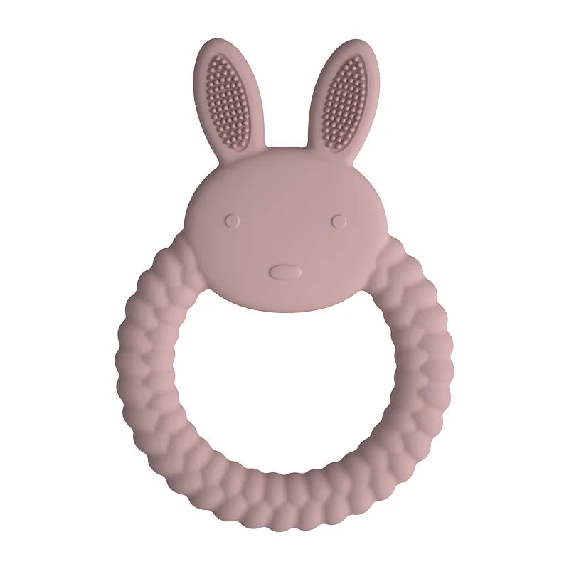 Food Grade Baby Rabbit Silicone Teether