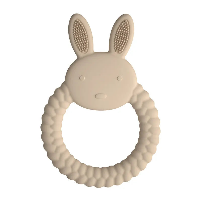 Food Grade Baby Rabbit Silicone Teether