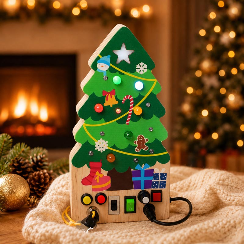 Montessori Christmas Switch Board