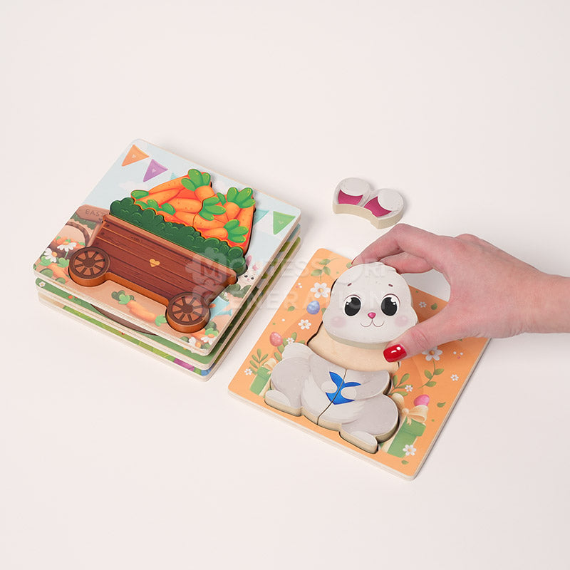 Montessori Easter Puzzles (4 Pack)