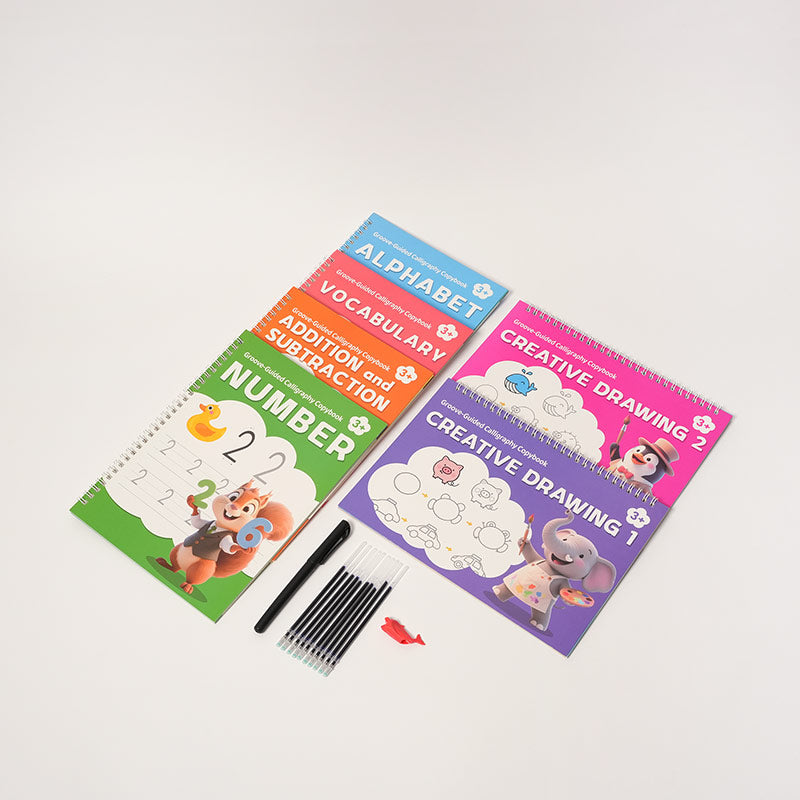 Montessori Reusable Guided Workbooks (6 Pack)