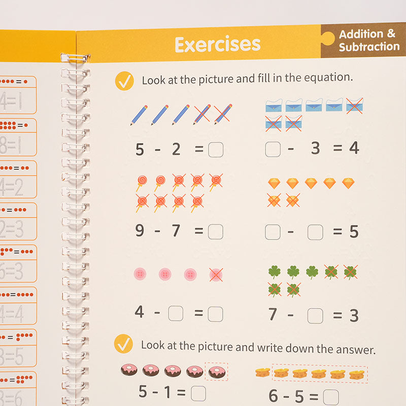 Montessori Reusable Guided Workbooks (6 Pack)