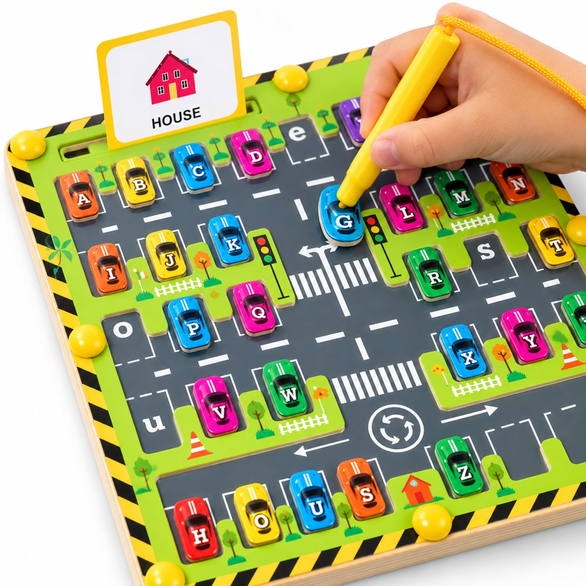 Montessori Alphabet Car Maze