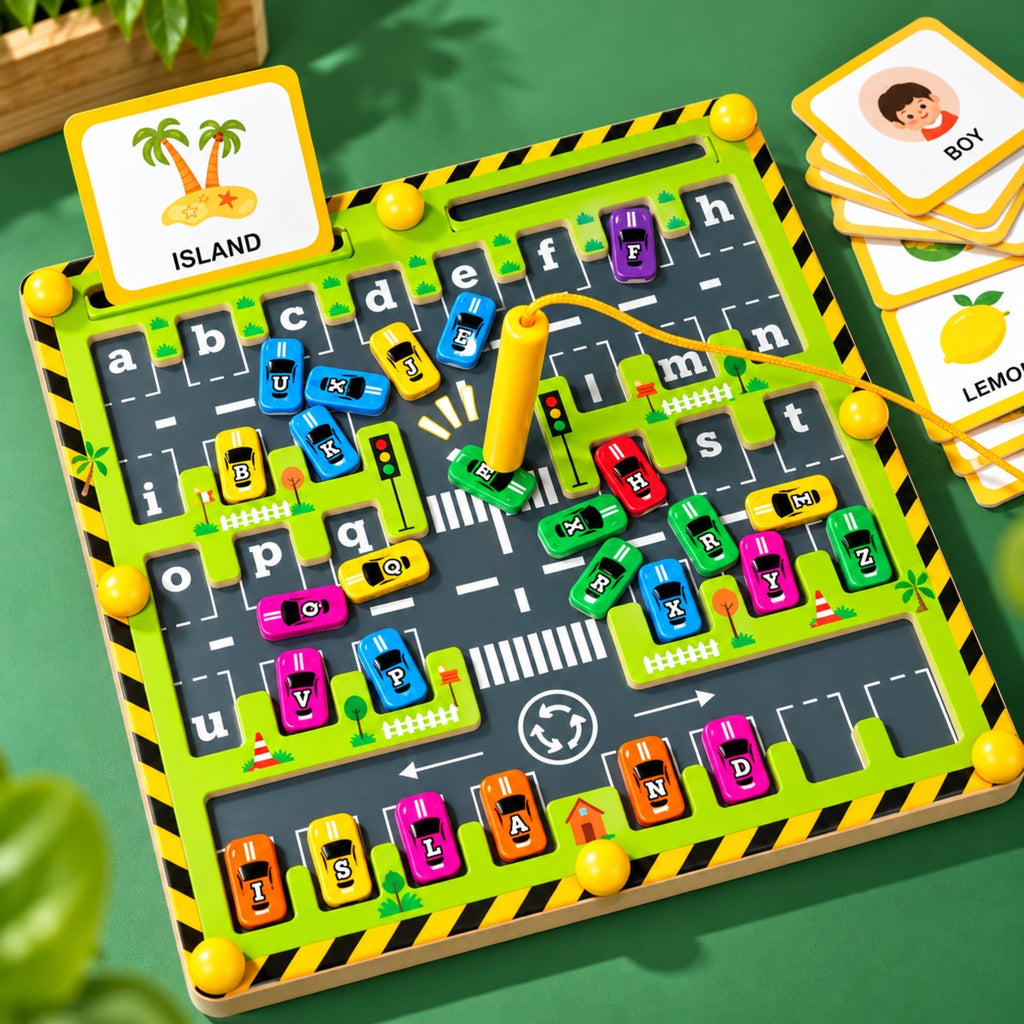 Montessori Alphabet Car Maze