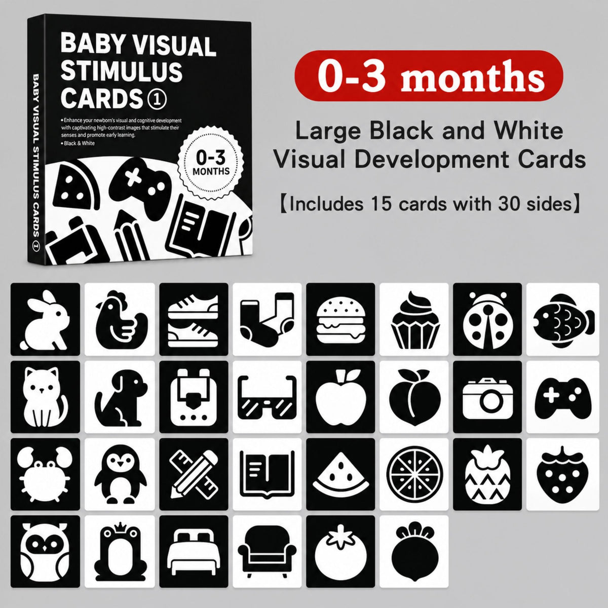 Montessori Baby Visual Cards