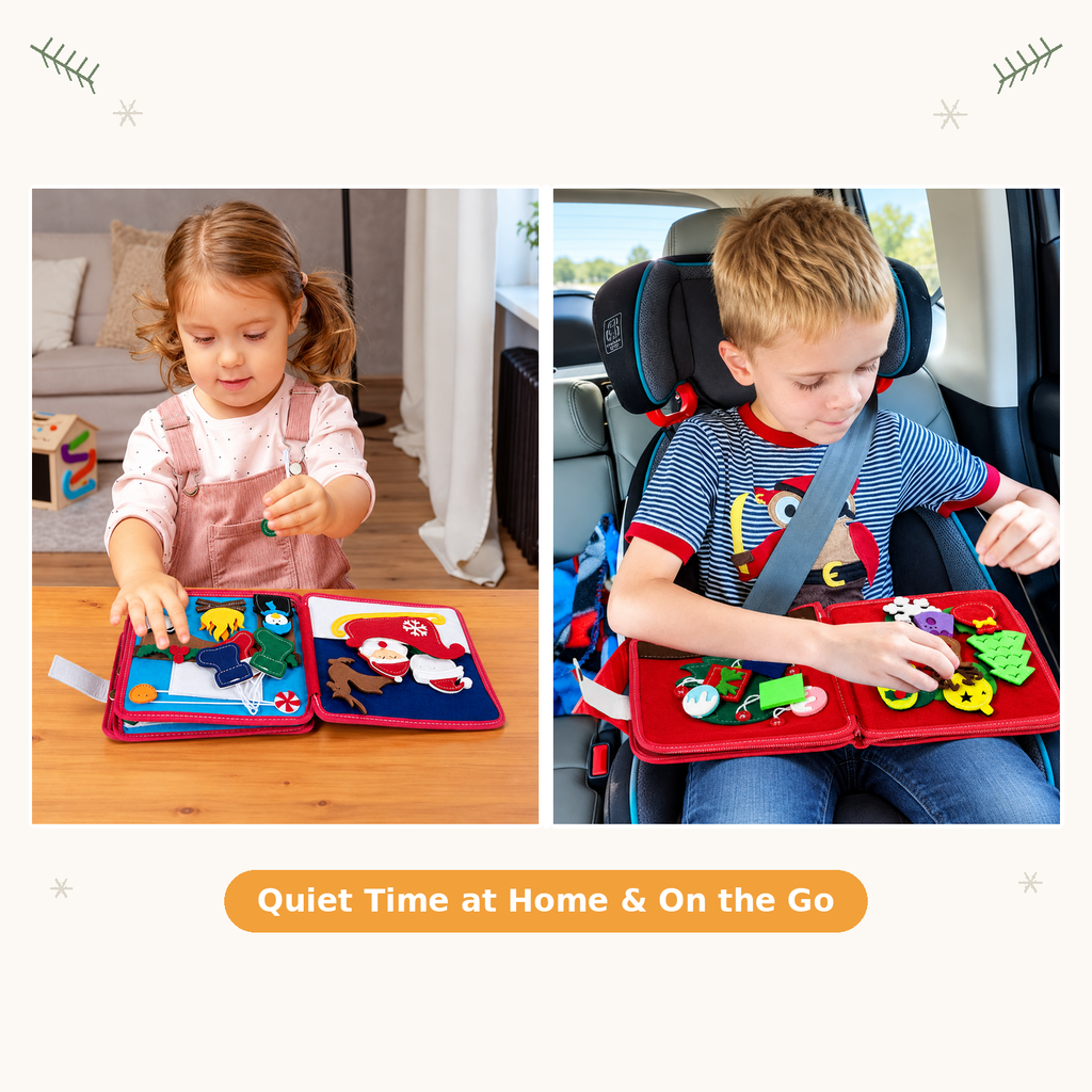 Montessori Felt Santa Book