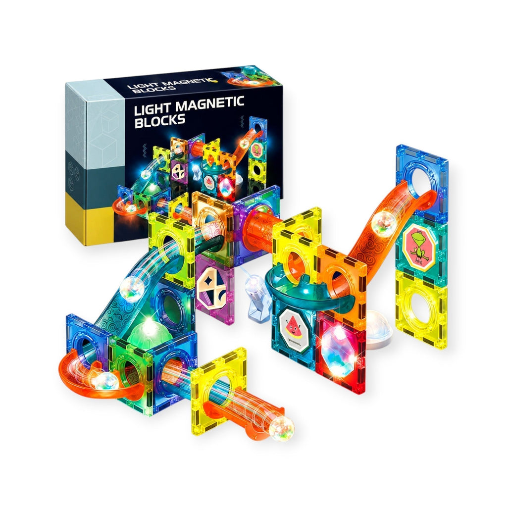 Montessori Glow Magnetic Tiles