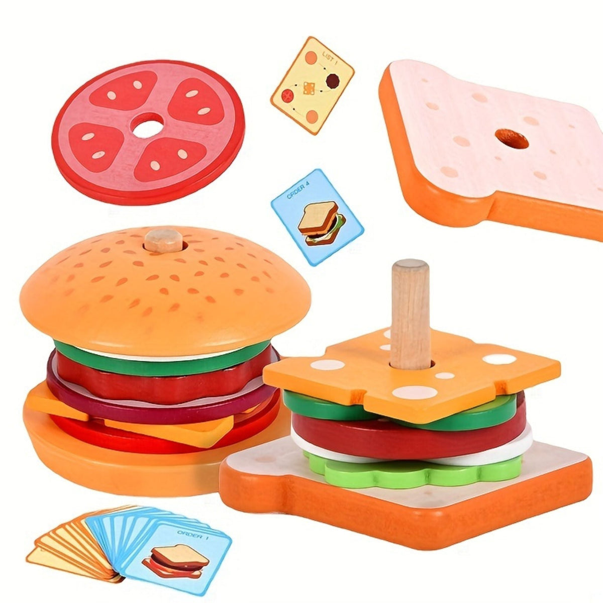 Montessori Hamburger Builder