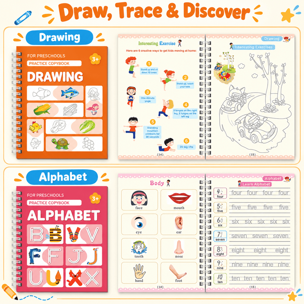Montessori Magic Writing Books