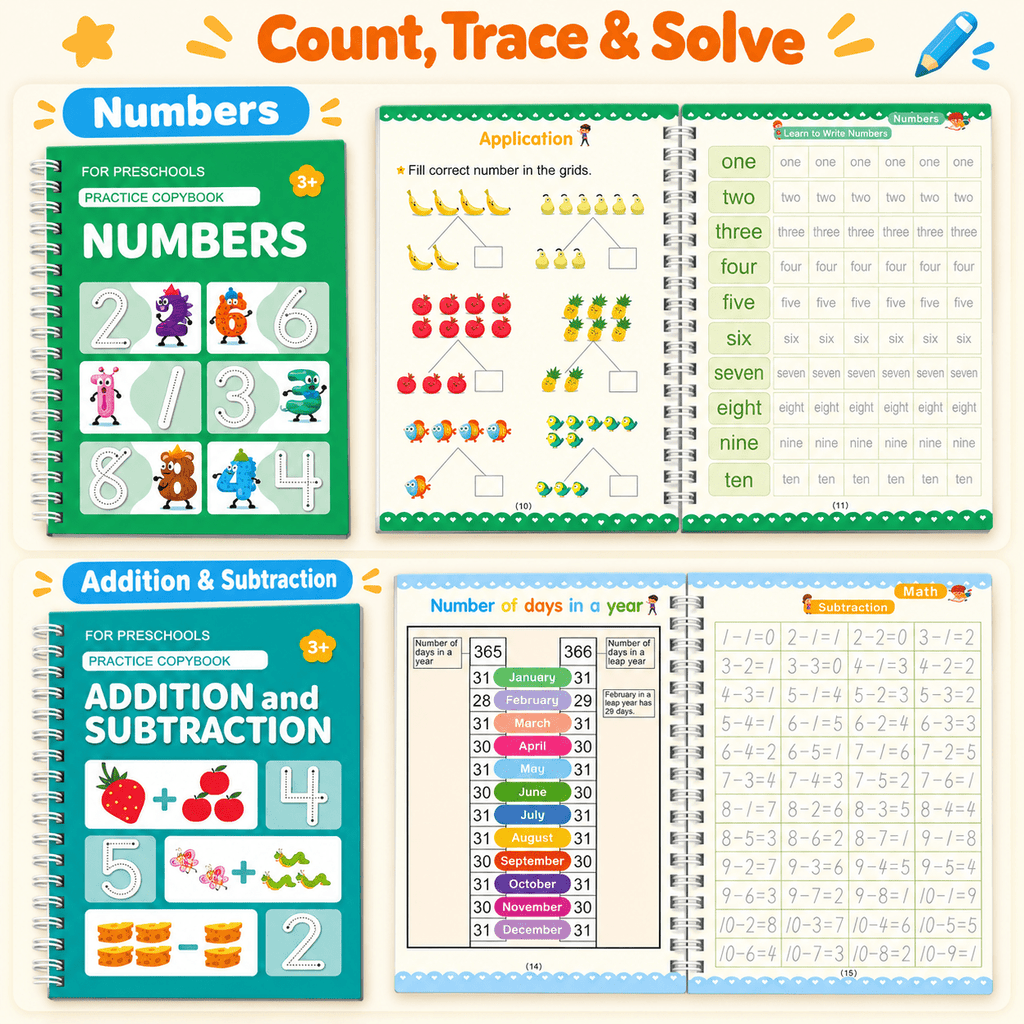 Montessori Magic Writing Books