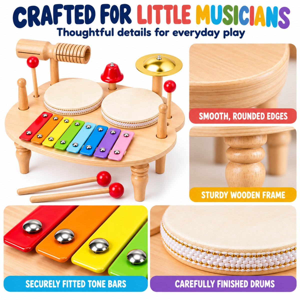 Montessori Musical Drum Kit