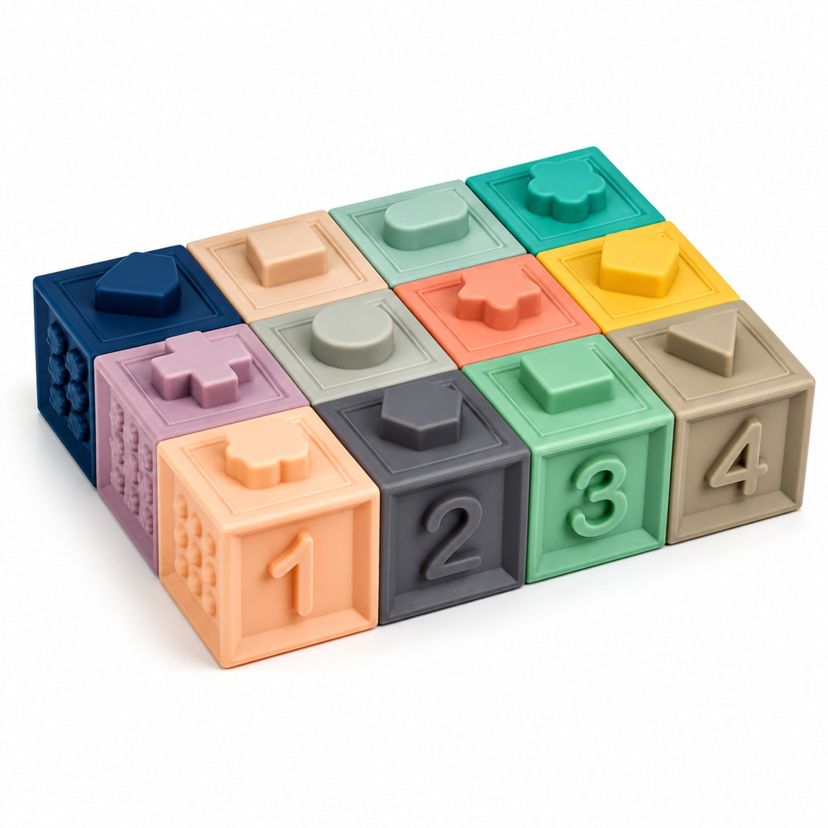 Montessori Squeaky Building Blocks