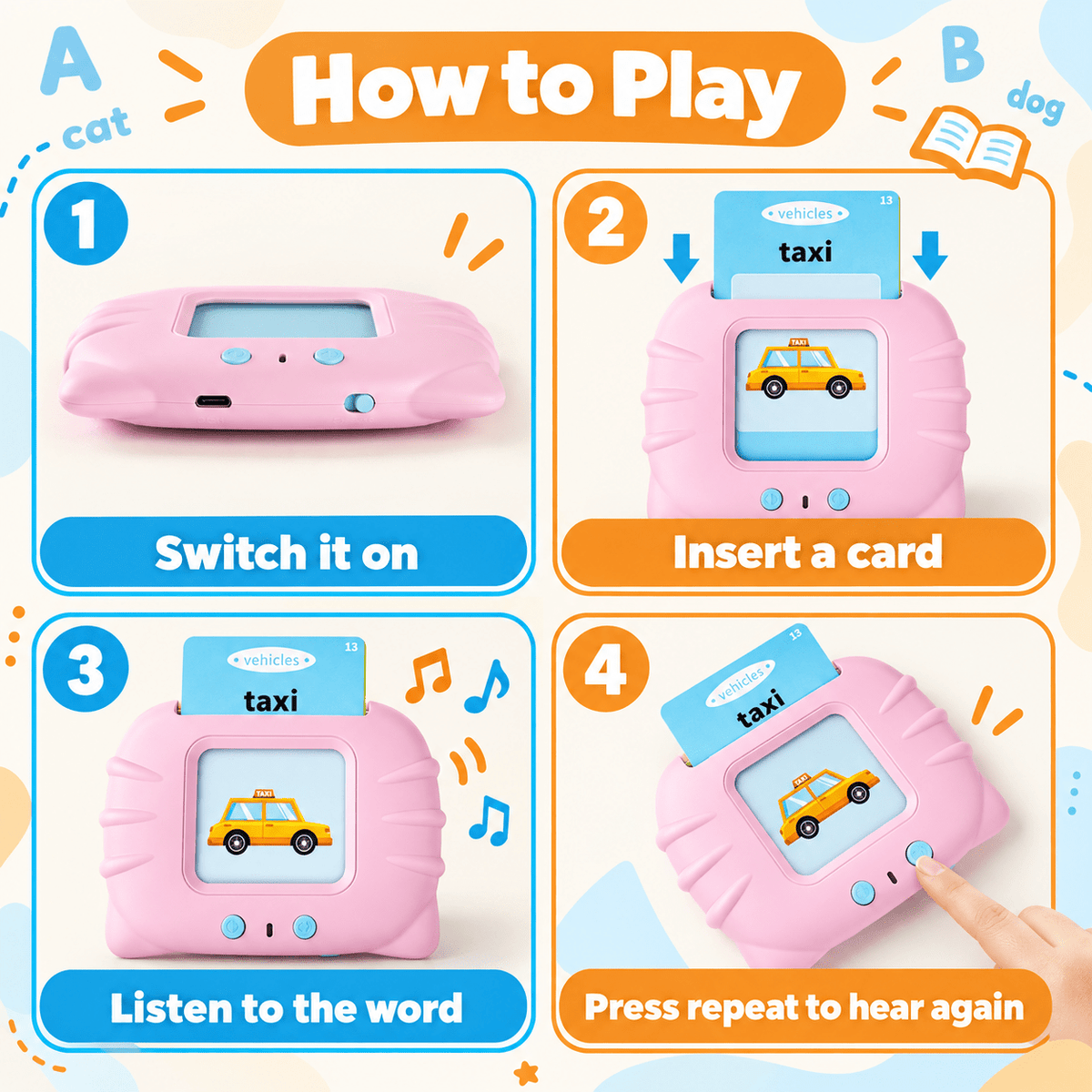 Montessori Talking Flash Cards