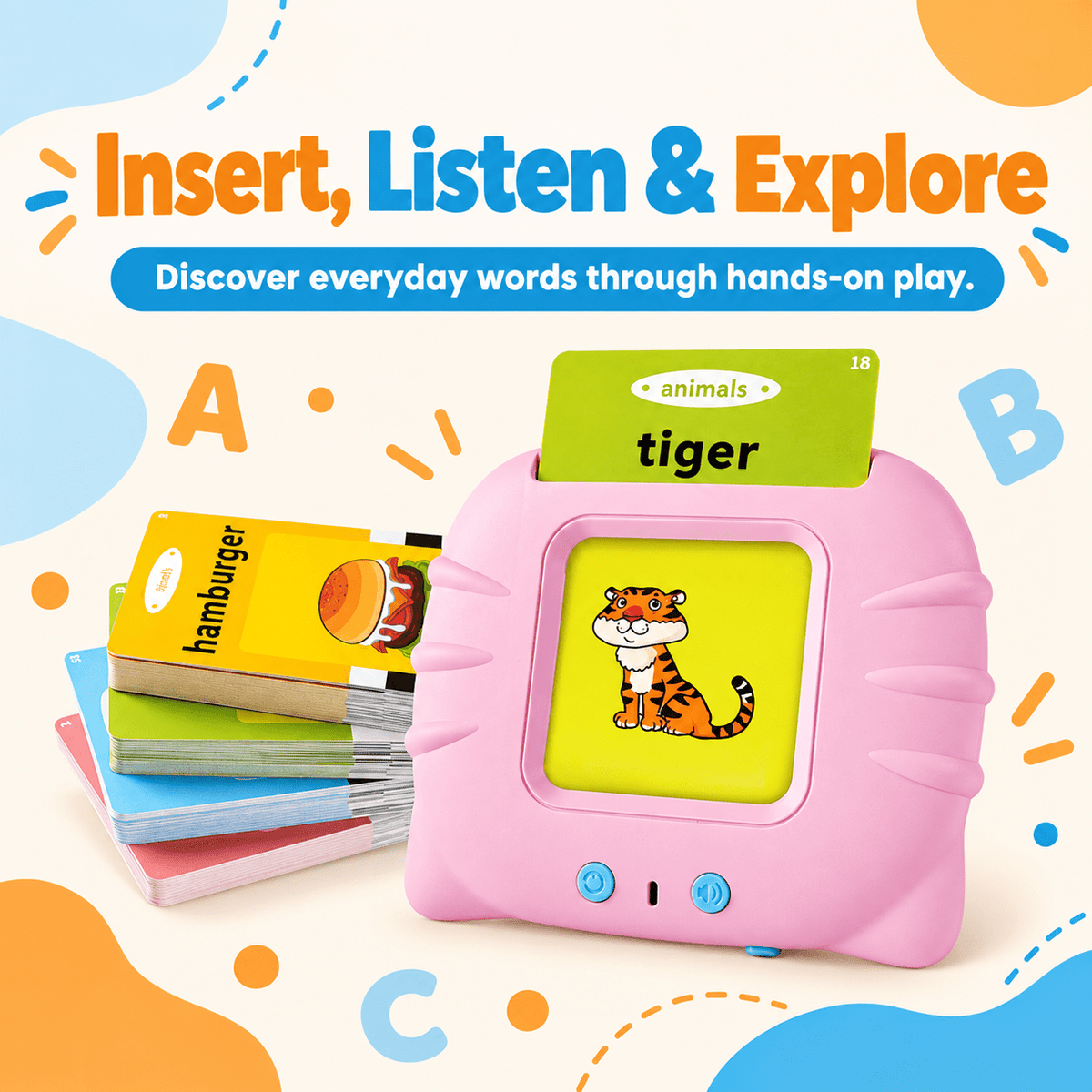 Montessori Talking Flash Cards