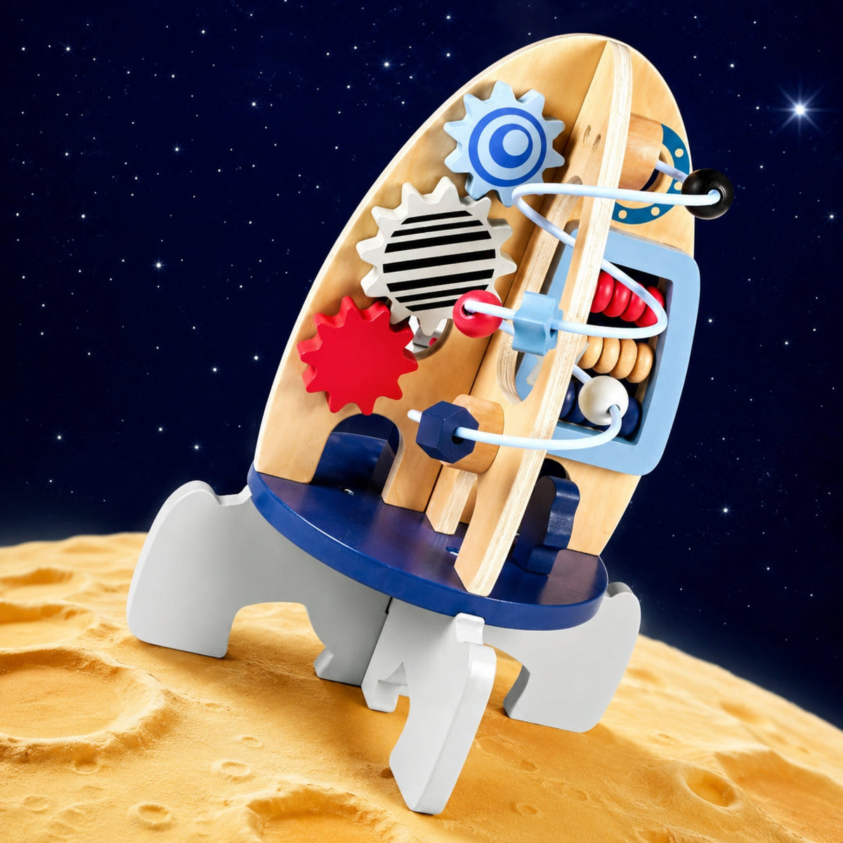 Montessori Wooden STEM Rocket