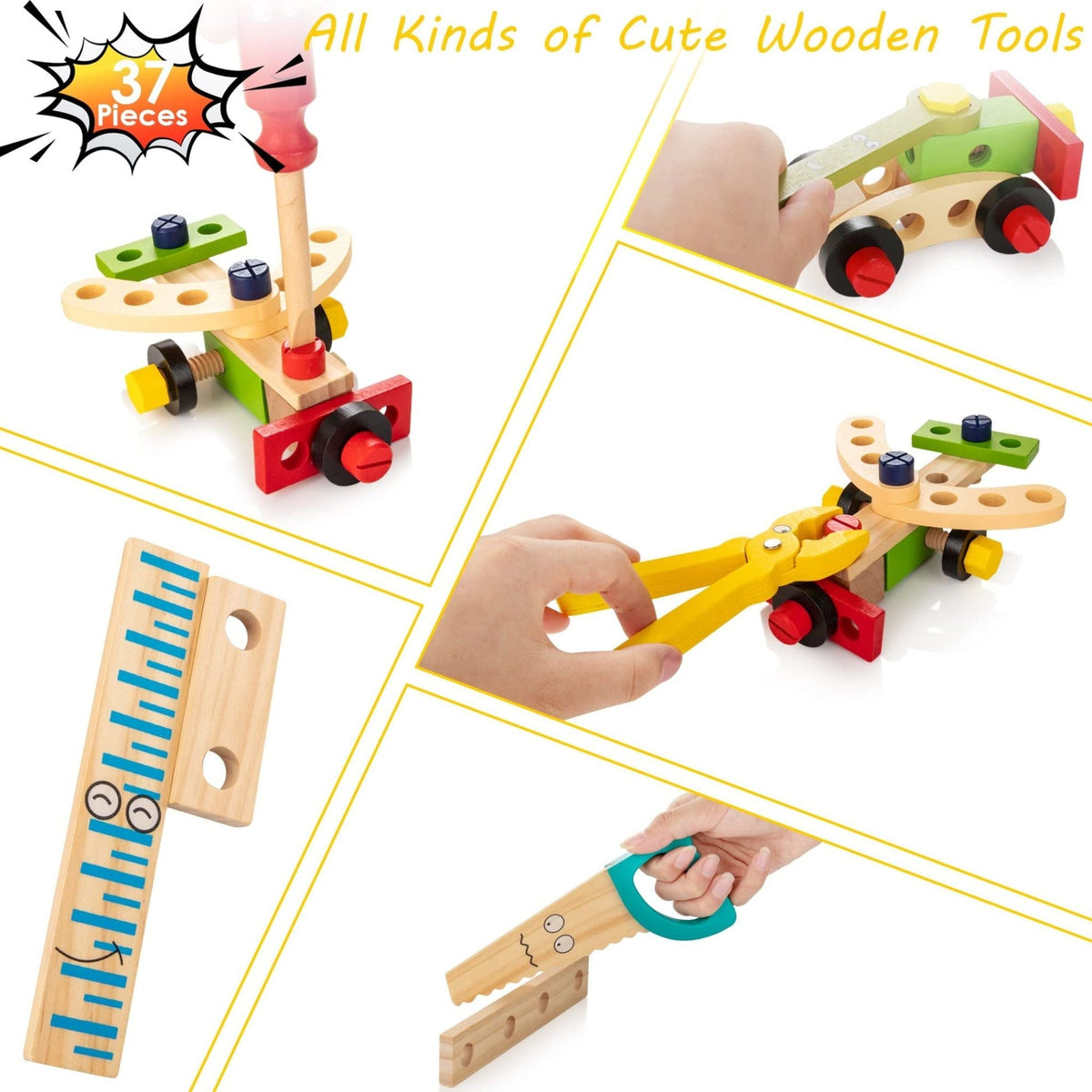 Montessori Wooden Toolbox