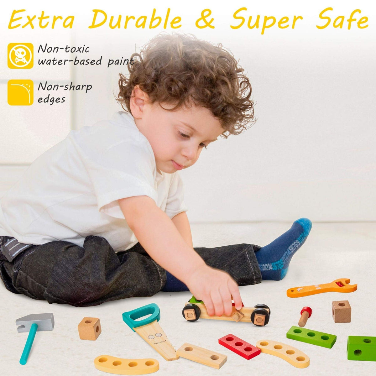 Montessori Wooden Toolbox
