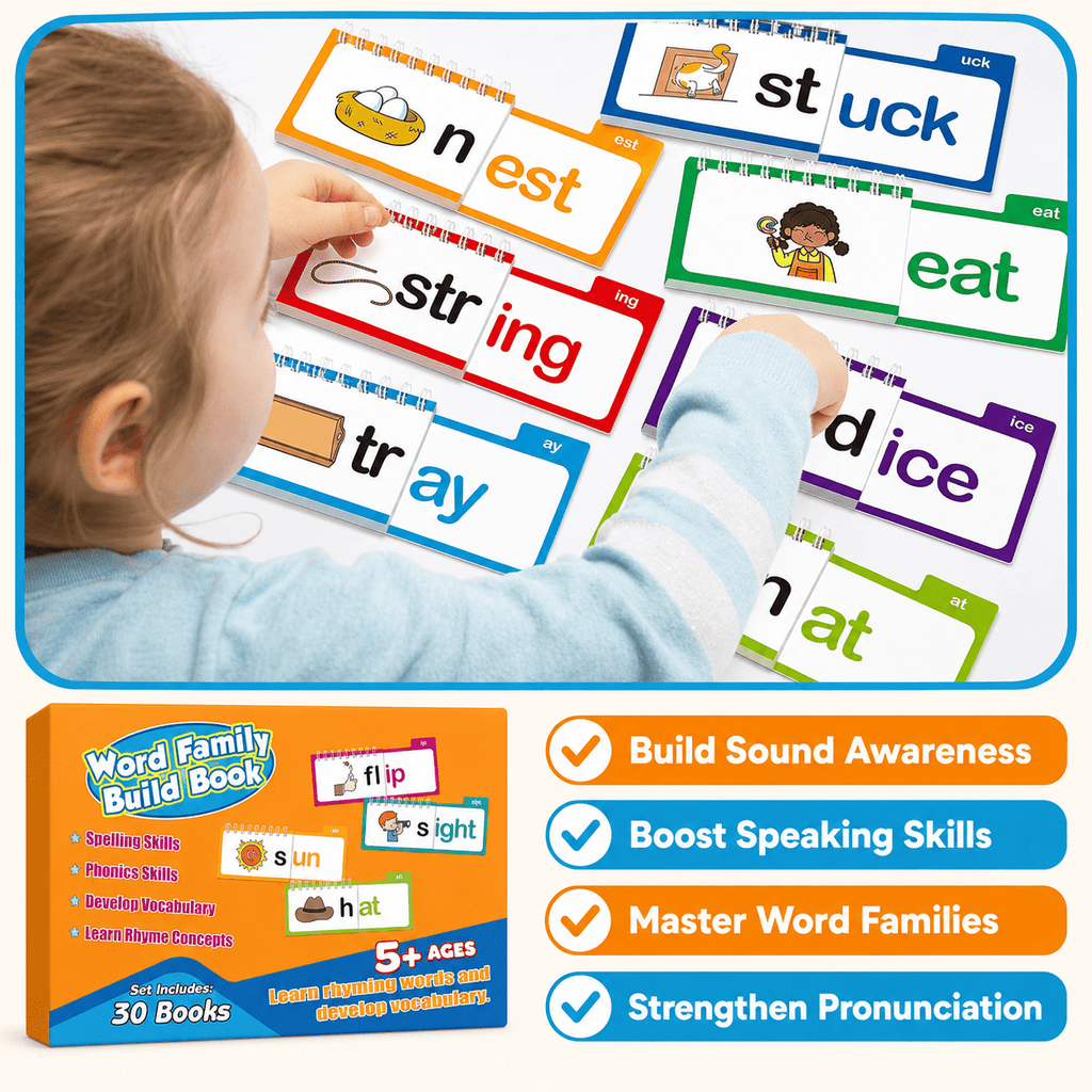 Montessori Word Flip Cards