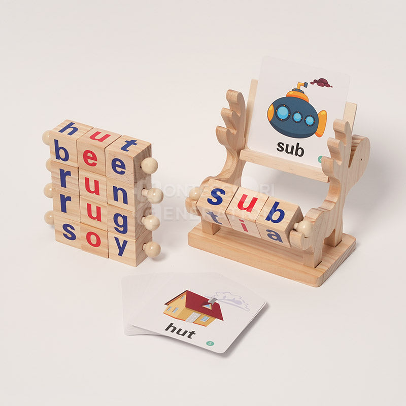 Montessori Spin and Spell Set