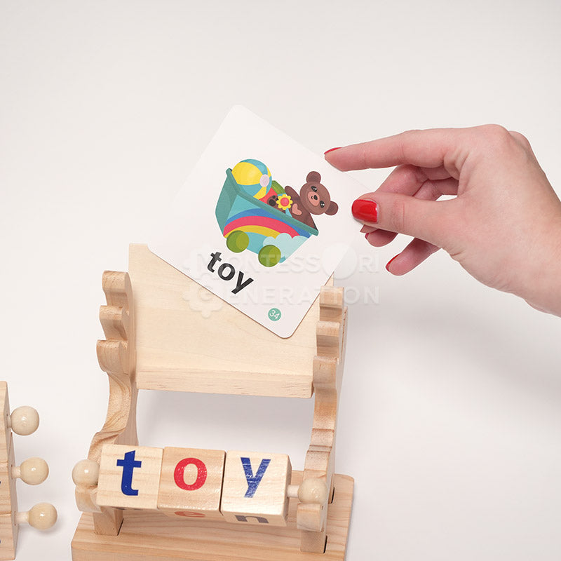 Montessori Spin and Spell Set