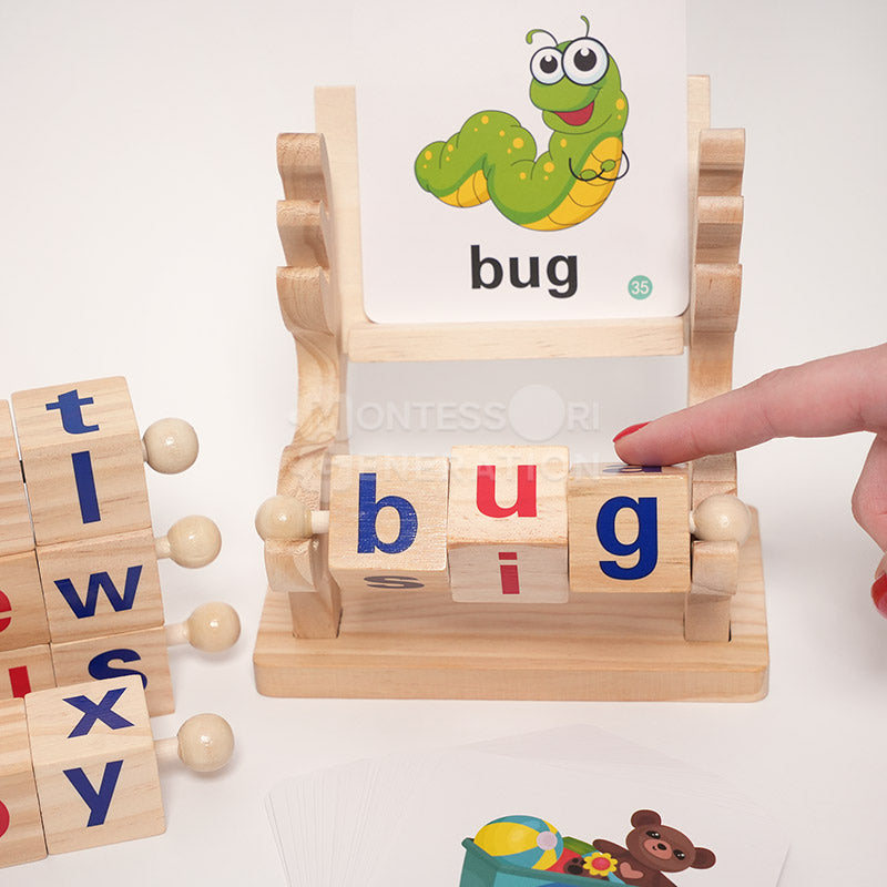Montessori Spin and Spell Set