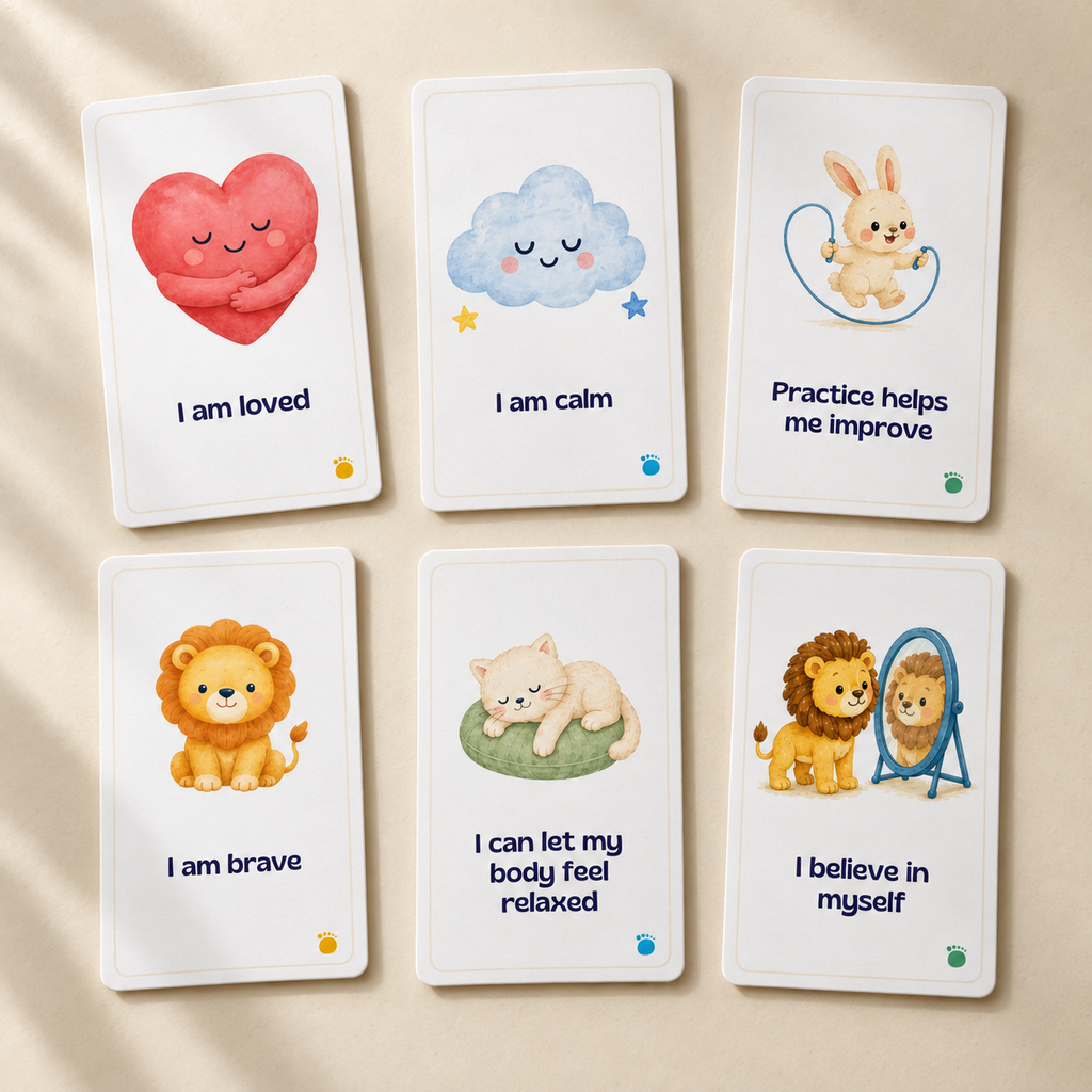TibaToes Affirmation Cards for Kids
