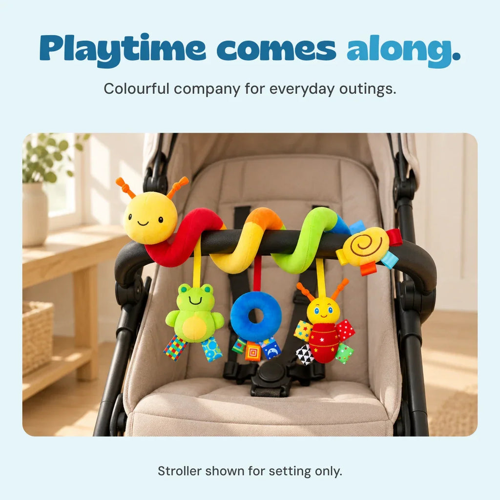 TibaToes™ BusyBuggy Sensory Stroller & Crib Toy